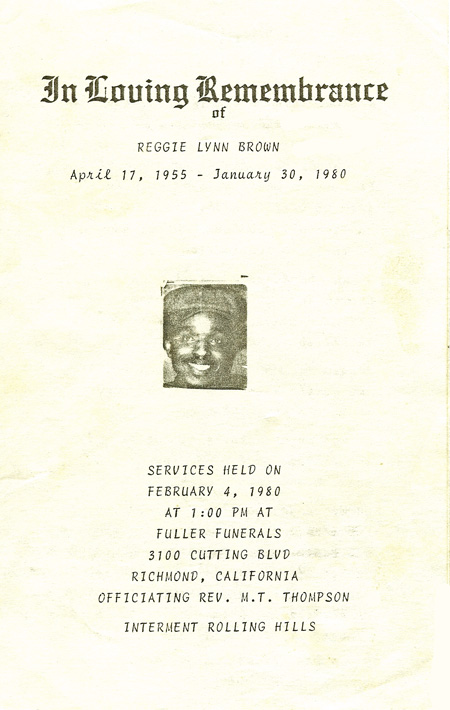 Reggie Obit