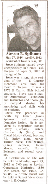 spilman obit